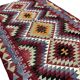 Oushak Geometric Wool Kilim Rug