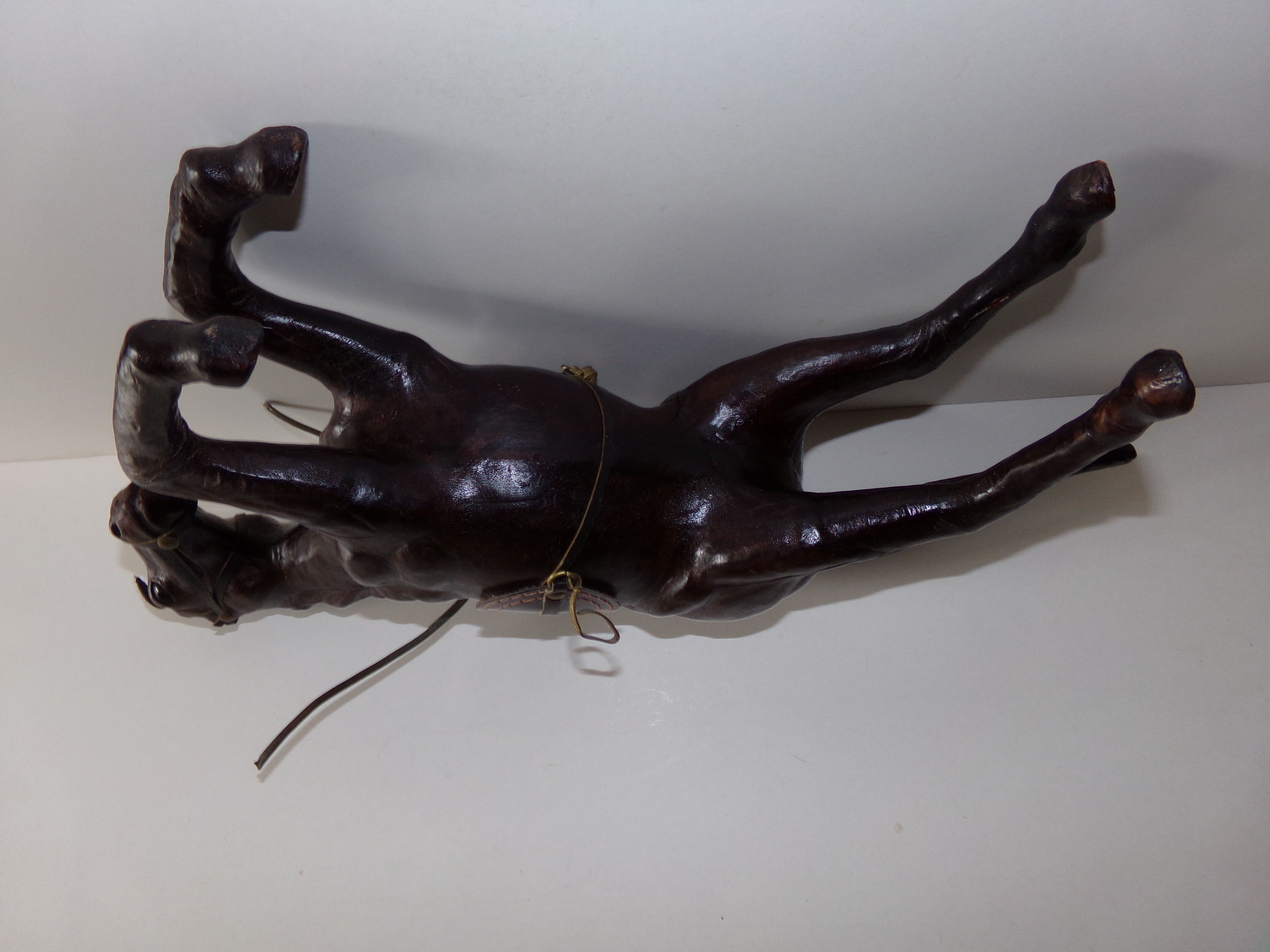 Cheval recouvert de cuir
