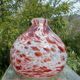Vase signed JAS glassware contemporary art
