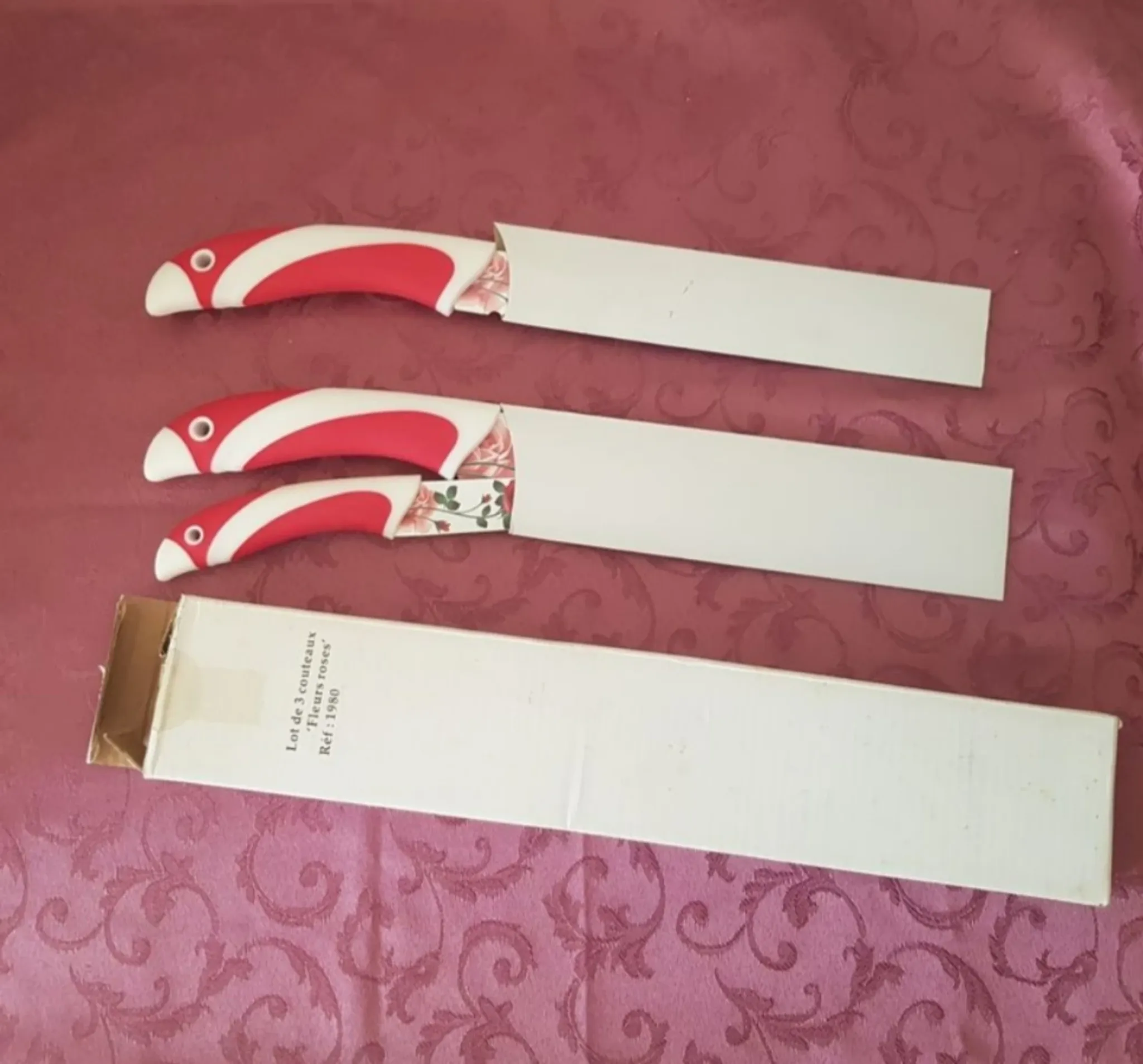 Lot de 3 couteaux en céramique