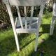 Quatre chaises blanches rétro année 50 originales