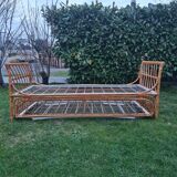 Rattan bed 1960