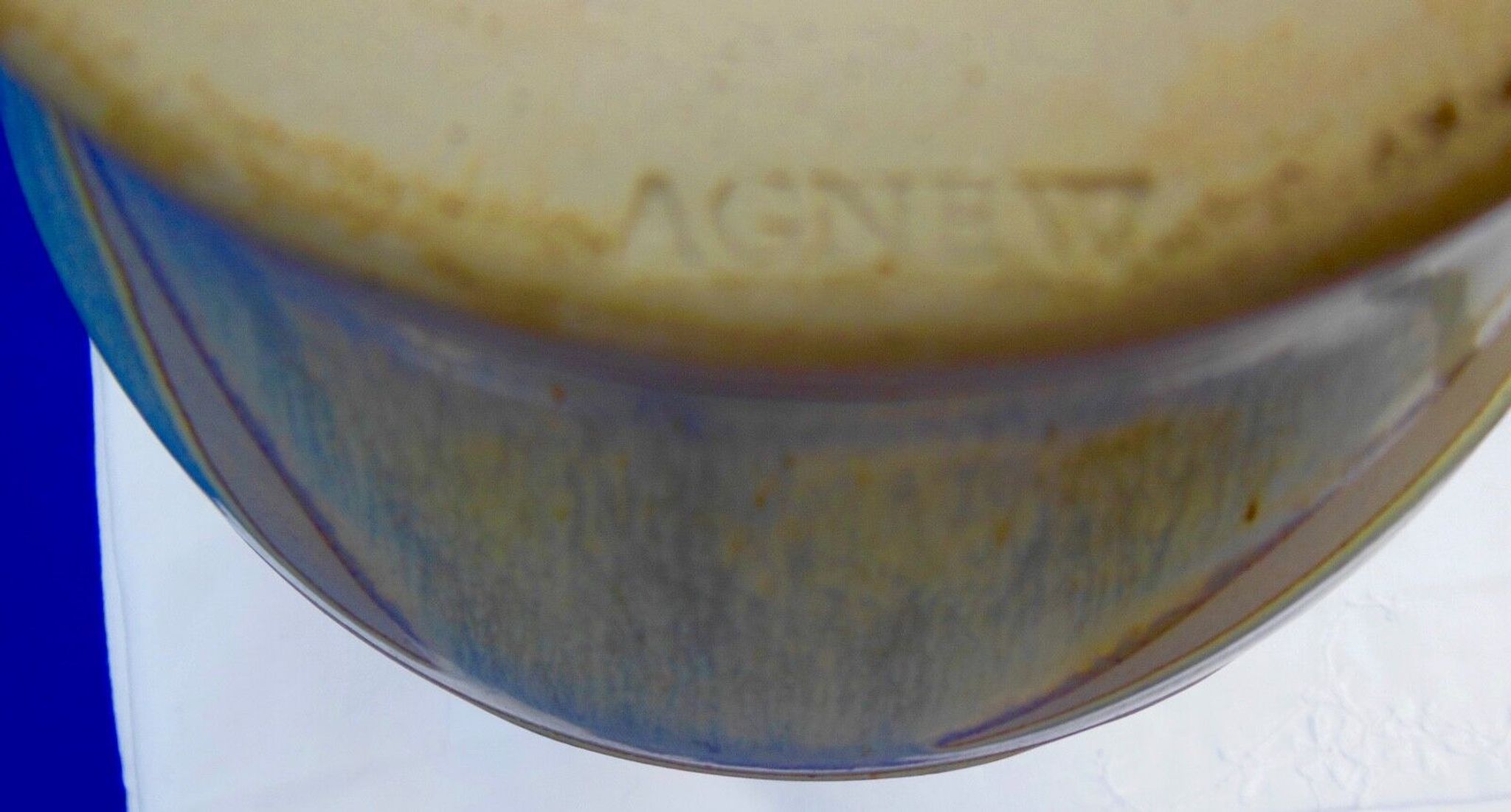 Pitcher or vase in glazed ceramics, signature to identify