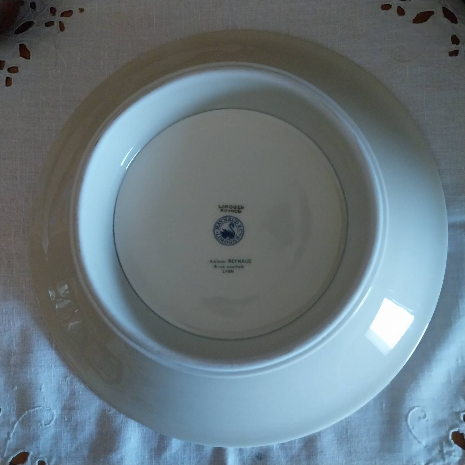Serving dish, Limoges porcelain compote by Raynaud.