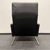 Fauteuil design en cuir noir par BoConcept
