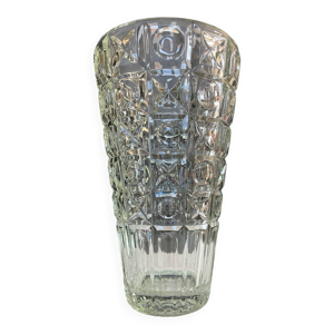 Grand Vase vintage OXO - cristal