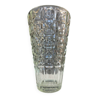 Vintage OXO grand vase in Bohemian crystal