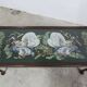 Table basse 1940 needlewoman shop london broderie sous verre