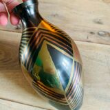 Vase en dinanderie art déco
