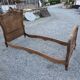 Lit style Louis XV en noyer (1 personne)