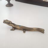 Vintage Nutcracker - Brass Crocodile - 1970