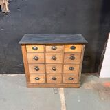 Haberdashery craft cabinet with 12 drawers