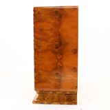 1930s Rare Art Deco Cabinet with Drawers in Walnut Finish, Czechoslovakia