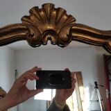 Old gilded mirror, 57x40 cm