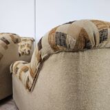 Modular fabric armchairs from the 1970s