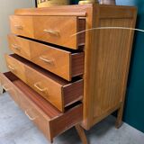 Dresser with vintage compass feet