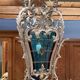 Lanterne en fer forgé et vitraux début XXème