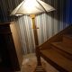 Vintage 70's adjustable bamboo floor lamp