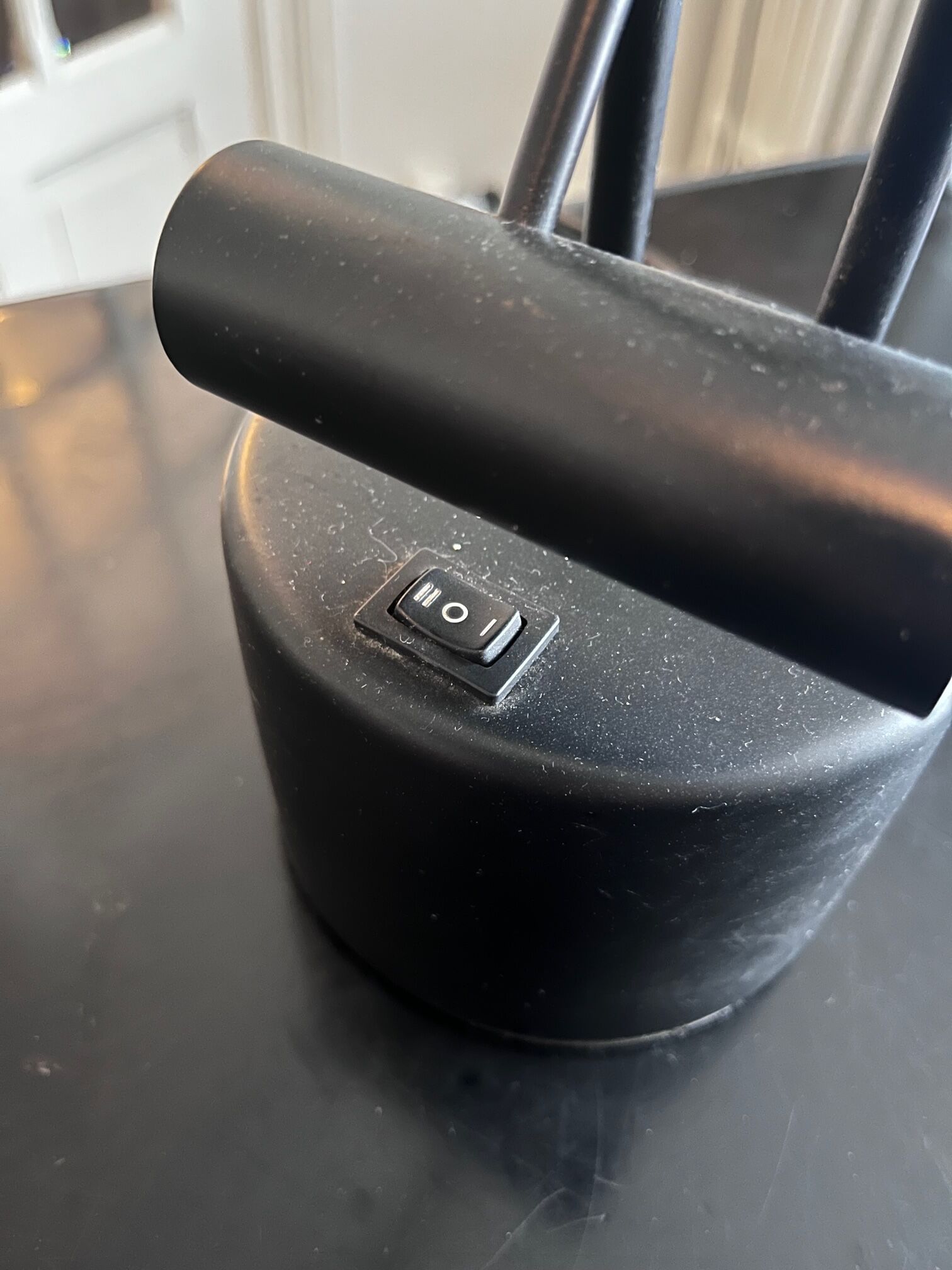 Articulated lamp with balance wheel 80s