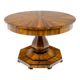 Table ronde extensible Biedermeier en noyer - 1920-1939