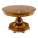 Extendable Biedermeier walnut round table - 1920-1939