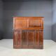American roll-top desk, solid oak, Czechoslovakia, 1930s