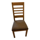 1 lot of 6 oak chairs