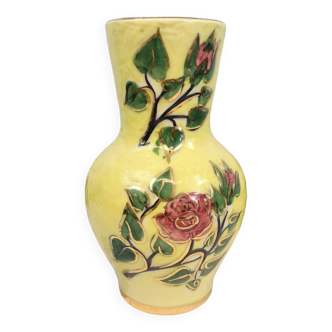 Yellow flower vase