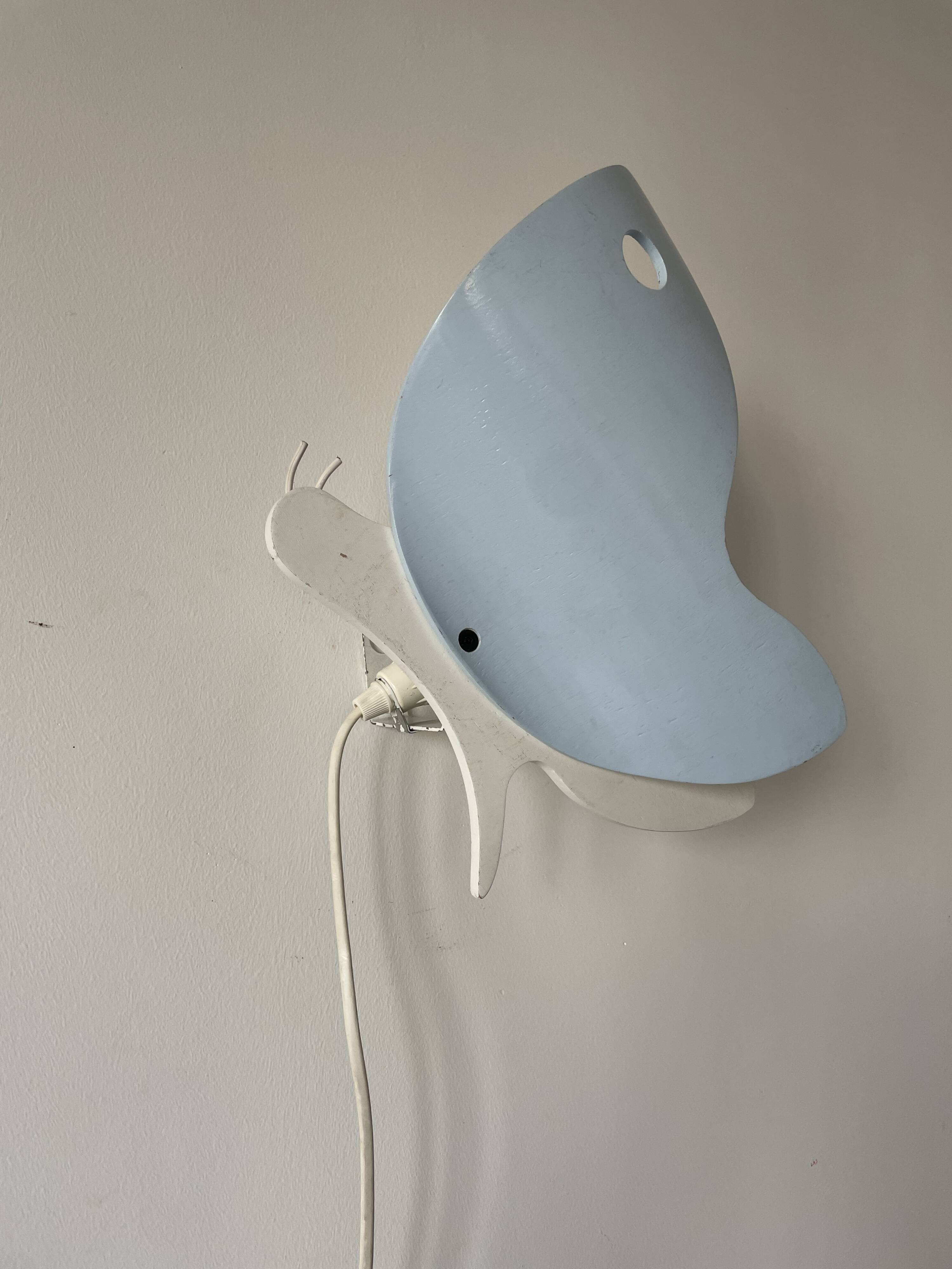 Vintage bogo france butterfly wall light