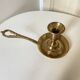 Very pretty Old Brass Candlestick - "Cell Rat" Type - Country Decoration