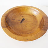 Brutalist solid wood dish