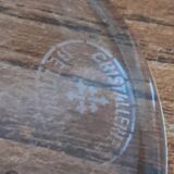 6 crystal glasses from Lorraine in the original box.