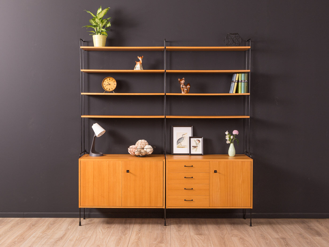 Wall unit Omnia by Hilker from the 1960s