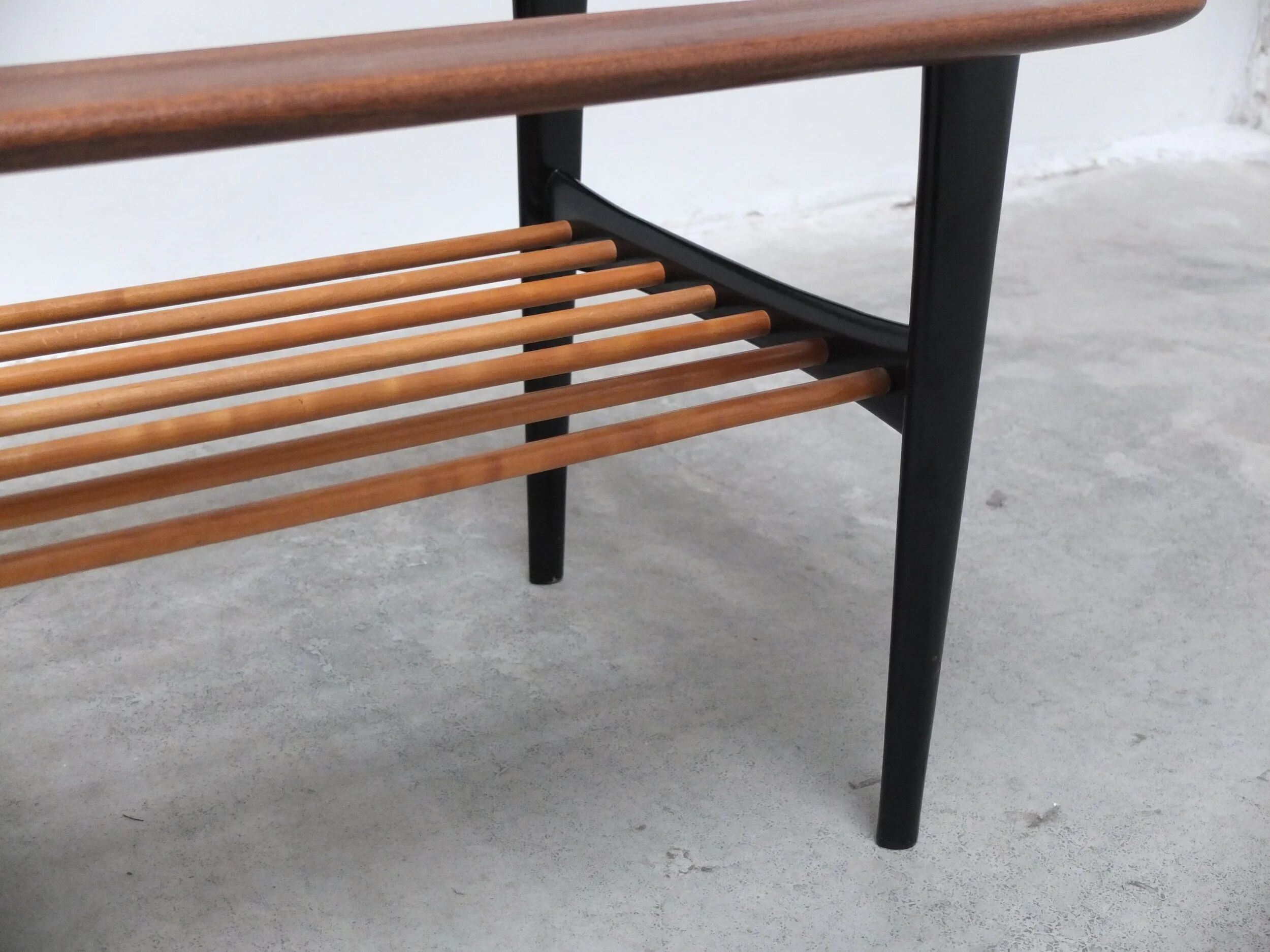Decorative coffee table with bar by Alfred Hendrickx for Belform, 1950s