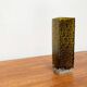 Brutalist bubble glass vase from the German space age mid-century by Emil Funke for Gral, 1960s.