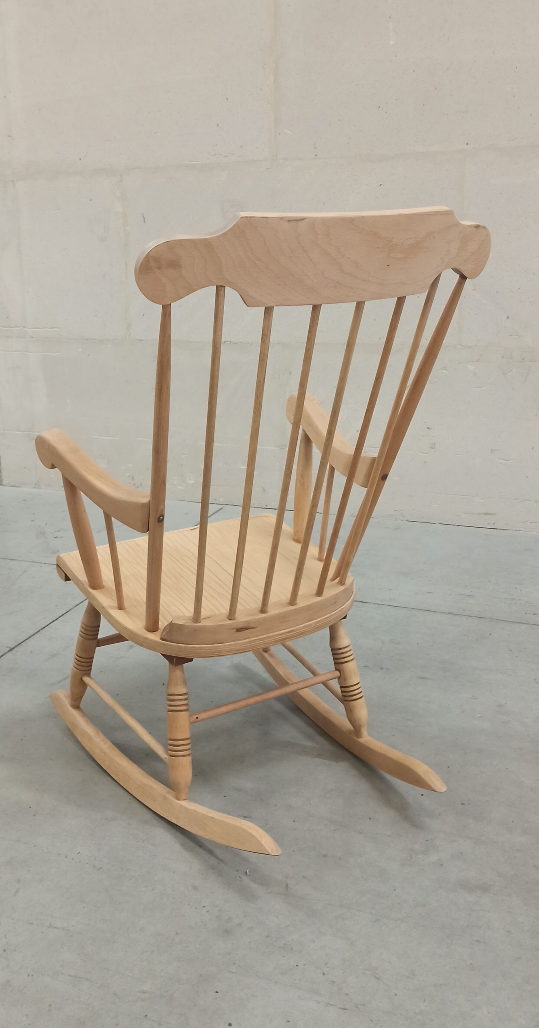 Wooden rocking chair 60's