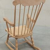 Wooden rocking chair 60's