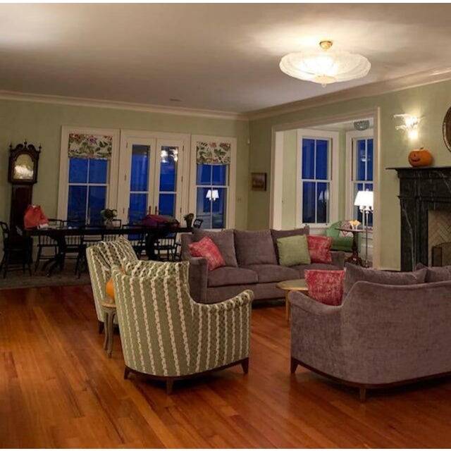 Contemporary Murano Glass Sputnik Chandelier, Flush Mount, Mazzega Style, Set of 2