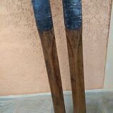Old pair of skis wood 1900