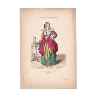 An illustration image costumes of paris:publisher f. roy plate year 1876 to 1880