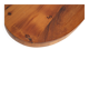 Decorative wooden plate mid-century with flowers, Italy, 1960s