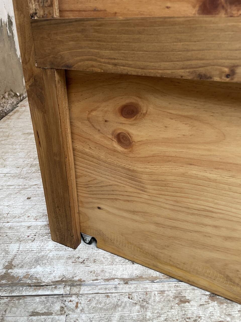 2m pine counter or central island with storage