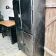 Rounded metal cabinet