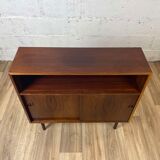 Vintage Scandinavian rosewood sideboard bookcase by Horsens Møbelfabrik, 60s