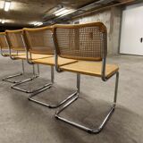 4 Breuer B32 chairs made in italy
