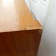 Chiffonnier vintage bois et rotin
