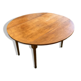 Drop-leaf table in cherry/merisier, Louis-Philippe style