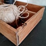 Wooden compartment workshop box