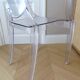 Fauteuil Kartell " Louis Ghost " Cristal design Philippe Starck
