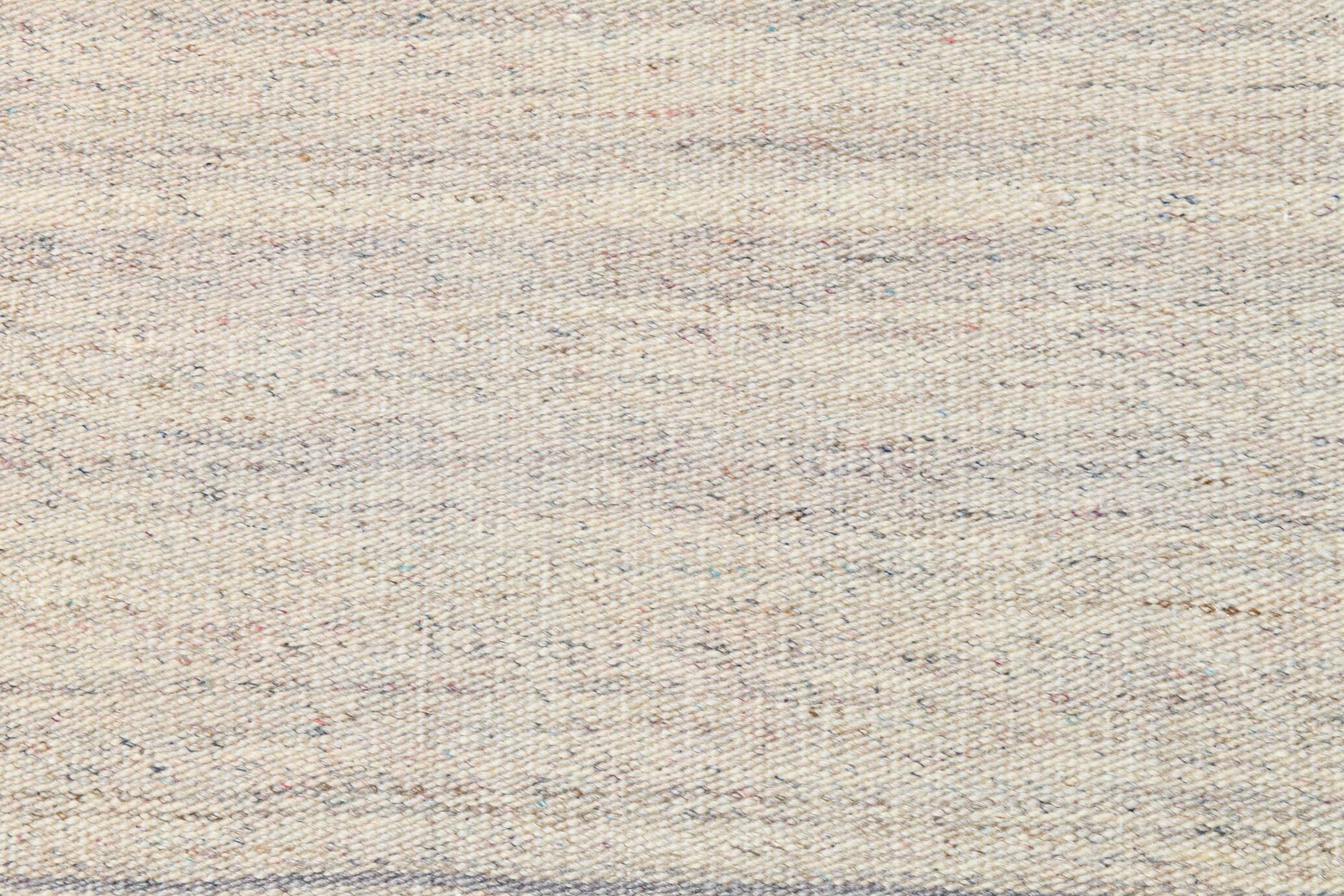 Turkish Mid Century Modern Vintage Kilim Rug, 143x172Cm